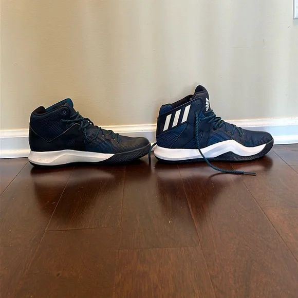 adidas | Shoes | Adidas Basketball Navy Sneakers Size Never Worn | Poshmark
